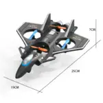 Avion de Lupta RC cu Telecomanda 4 Motoare si Acumulator 14 Ani+