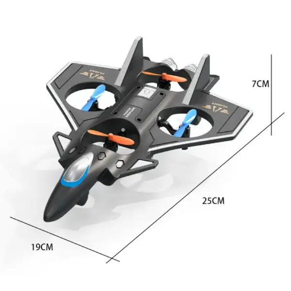 Avion de Lupta RC cu Telecomanda 4 Motoare si Acumulator 14 Ani+