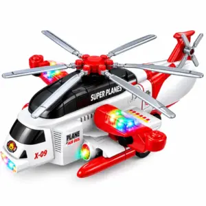Elicopter de Jucarie Super Plane cu Lumini Sunete si Elice Rotative