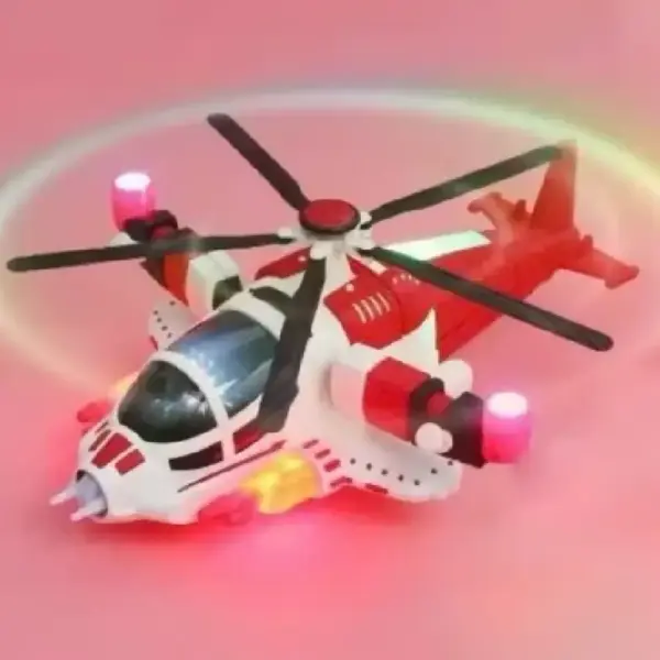 Elicopter de Jucarie Super Plane cu Lumini Sunete si Elice Rotative
