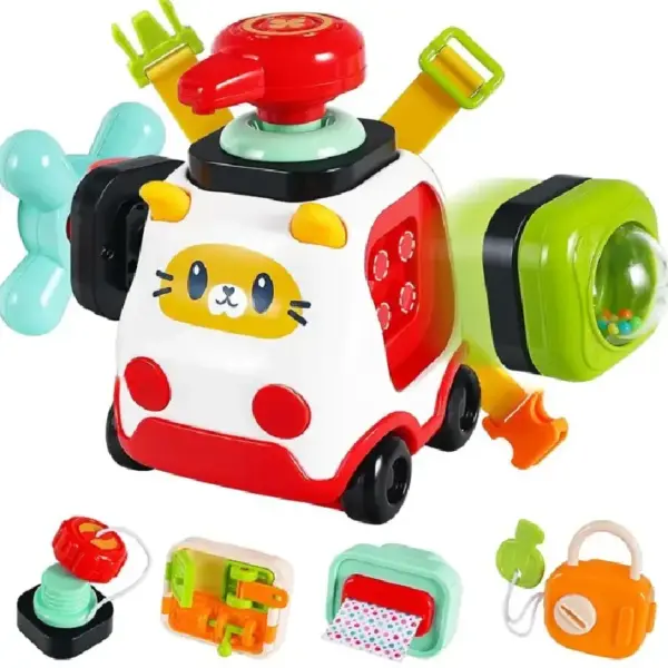 Busy Board Modular cu Activitati Senzoriale pentru Copii