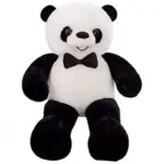 Ursulet Panda din Plus Moale 115 cm cu Fundita