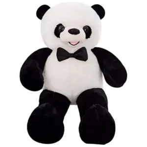 Ursulet Panda din Plus Moale 115 cm cu Fundita