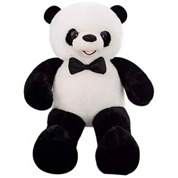 Ursulet Panda din Plus Moale 115 cm cu Fundita
