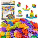 Set Constructie STEM 480 Piese cu Litere Cifre si Simboluri 3 Ani+