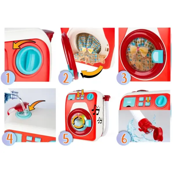 Set Interactiv Masina de Spalat cu Accesorii 3Ani+ Caratoys