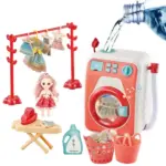 Set Interactiv Masina de Spalat cu Accesorii 3Ani+ Caratoys