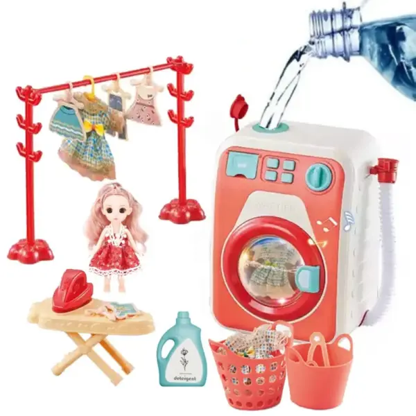 Set Interactiv Masina de Spalat cu Accesorii 3Ani+ Caratoys