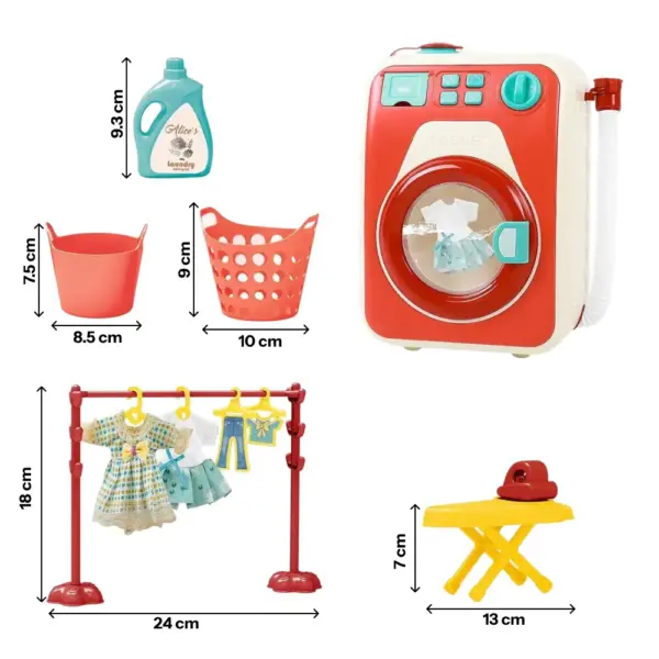 Set Interactiv Masina de Spalat cu Accesorii 3Ani+ Caratoys