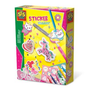 Set creativ - Sticker maker, autocolante cu paiete