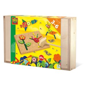 Set creativ - Hammer Tic in cutie din lemn de lux