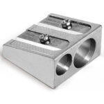Ascutitoare de creion din metal cu 2 gauri (20 buc/display)