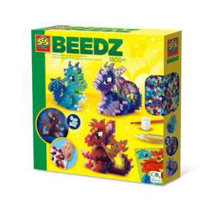 Set creativ Beedz - Margele de calcat Dragoni 3D Glow in the Dark
