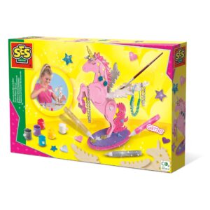 Set creativ - Suport din lemn de bijuterii Unicorn