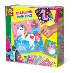 Set creativ - Pictura cu diamante animale fericite