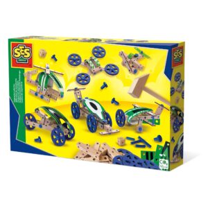 Set creativ - Set tamplarie Masini (50 piese)
