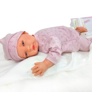 Papusa Nines D'Onil, Celia, nou-nascut, premium, cu miros de vanilie, 1700 gr, 48 cm