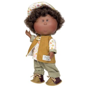 Papusa Nines D'Onil, Colectia Little Mio, Afro, 23 cm