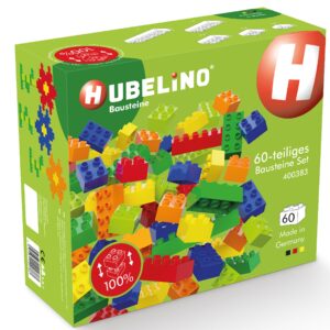 Blocuri de constructie colorate Hubelino (60 piese)