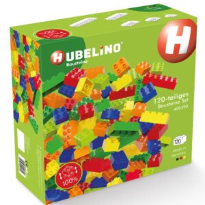 Blocuri de constructie colorate Hubelino (120 piese)