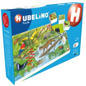 Puzzle Animale exotice Hubelino (35 piese)