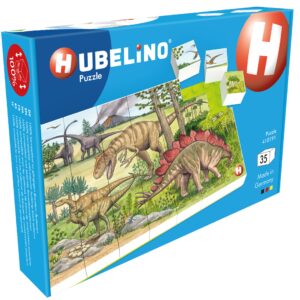 Puzzle Lumea dinozaurilor Hubelino (35 piese)