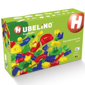 Jucarie Marble Run set elemente de rulare Hubelino (128 piese)
