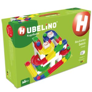 Jucarie Marble Run cutie de constructie de baza Hubelino (123 piese)