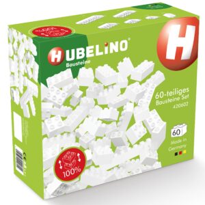 Blocuri de constructie albe Hubelino (60 piese)
