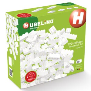 Blocuri de constructie albe Hubelino (120 piese)