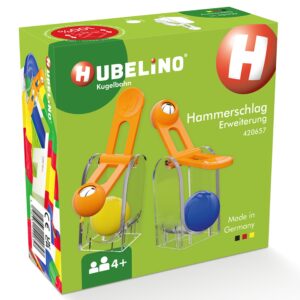 Jucarie Marble Run extensie ciocan gravitational Hubelino (6 piese)
