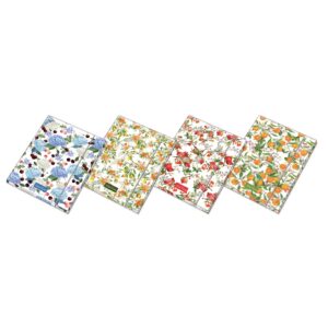 Dosar A4 cu elastic din carton laminat lucios - Petits Fruits (26x35x1.2)