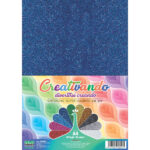 Carton colorat asortat 10 culori cu glitter, A4, 21 x 29.7 cm, 160 g/m2