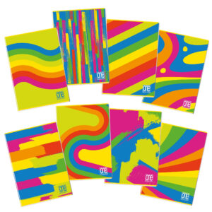 Caiet A4 cu Jolly Page - One Color Fanta Fluo, 80 g/m2, 40 pag. (Matematica)
