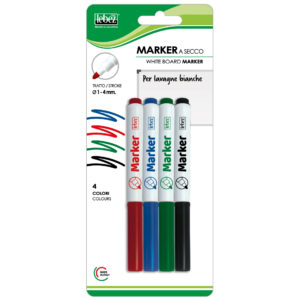 Set 4 markere pentru tabla alba – blister