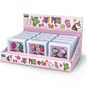 Set de 4 Joy Pins asortate (12 buc/display)