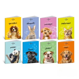 Caiet A4 de exercitii, coperta tare - Ce animalut esti?, 80 g/m2, 40 pag. (Matematica)