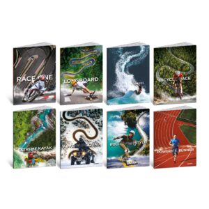 Caiet A4 de exercitii, coperta tare - Pista sportiva, 80 g/m2, 40 pag. (Matematica)