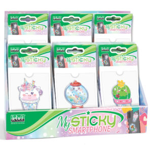 My Sticky 3D Smartphone, 6 modele asortate (48 pachete/display)