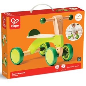 Jucarie din lemn - Bicicleta fara pedale cu 4 roti