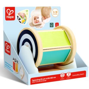 Jucarie 2 in 1 tambur rotativ cu oglinda