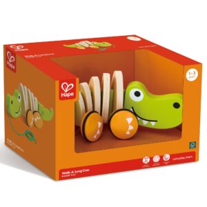 Jucarie din lemn - Crocodil de tras