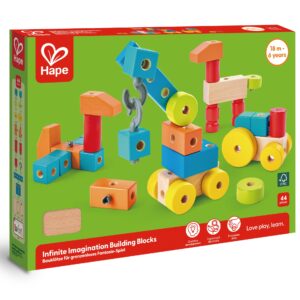 Blocuri de constructie cu imaginatie infinita (44 piese)