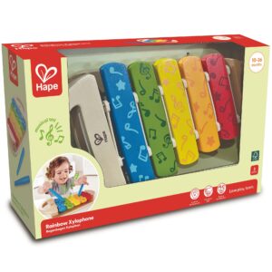 Jucarie din lemn - Xilofon curcubeu