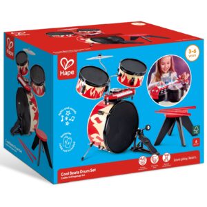 Jucarie din lemn - Set de tobe cu orga