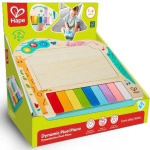 Jucarie din lemn - Pian cu pixeli dinamici