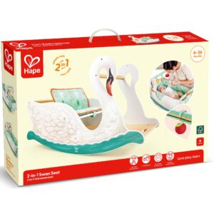 Jucarie din lemn - Scaun Lebada 2 in 1