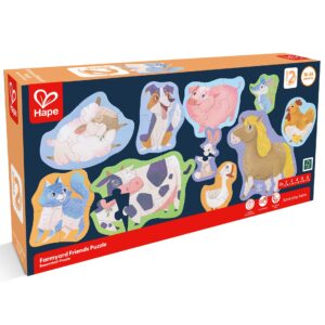 Set 10 puzzle-uri prietenii de la ferma (18-36 luni)