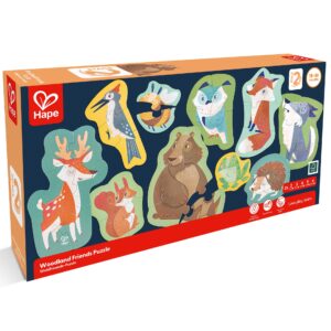 Set 10 puzzle-uri prietenii padurii (18-36 luni)