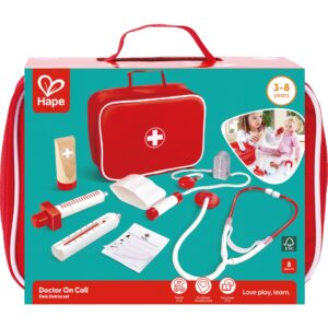 Jucarie din lemn - Set trusa de doctor